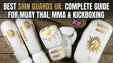 Warriors Mindset best shin guards UK for Muay Thai MMA and kickboxing