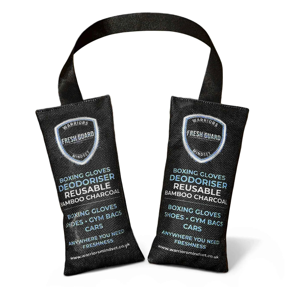 Warriors Mindset Fresh Guard bamboo charcoal boxing glove deodoriser pouch
