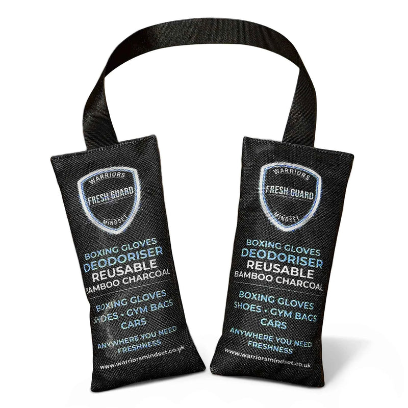Warriors Mindset Fresh Guard bamboo charcoal boxing glove deodoriser pouch
