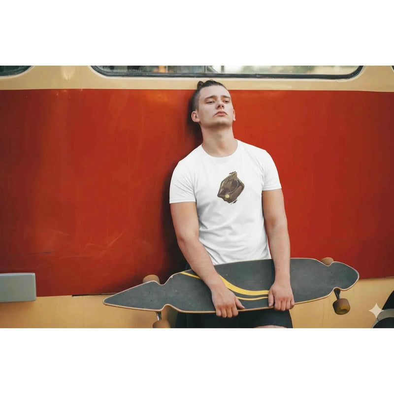 Capricorn zodiac guardian t-shirt featuring the sea-goat symbol, Archangel Michael sigil and angel wings design by Warriors Mindset