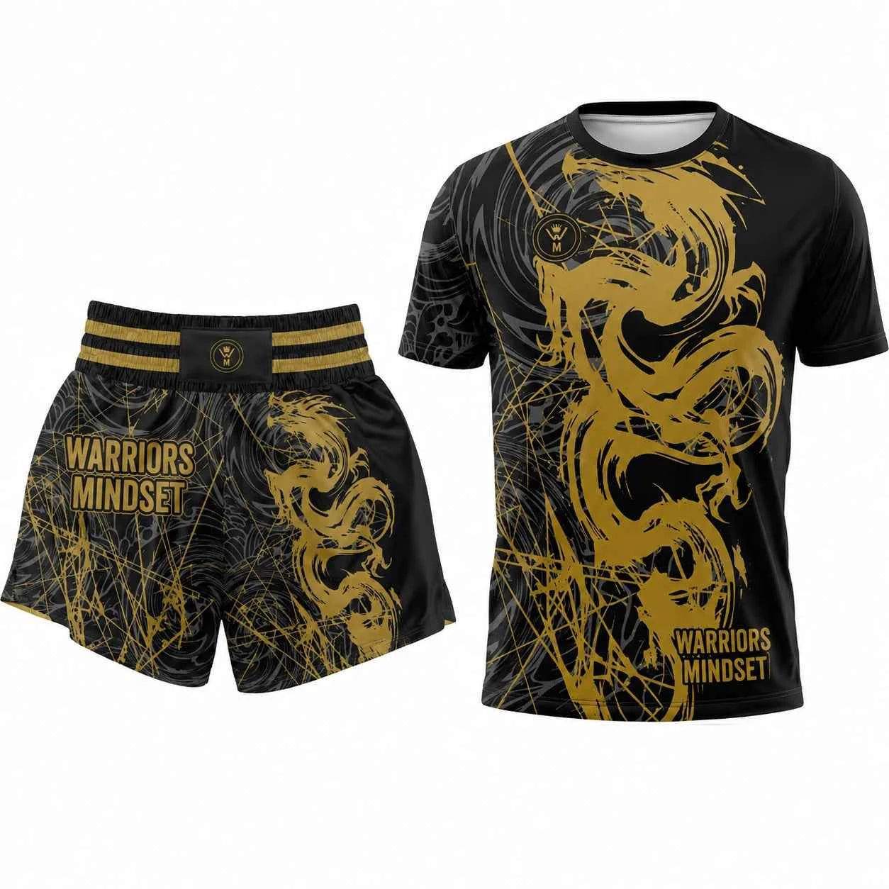 Warriors Mindset Dragon Performance Set - T-Shirt & Shorts