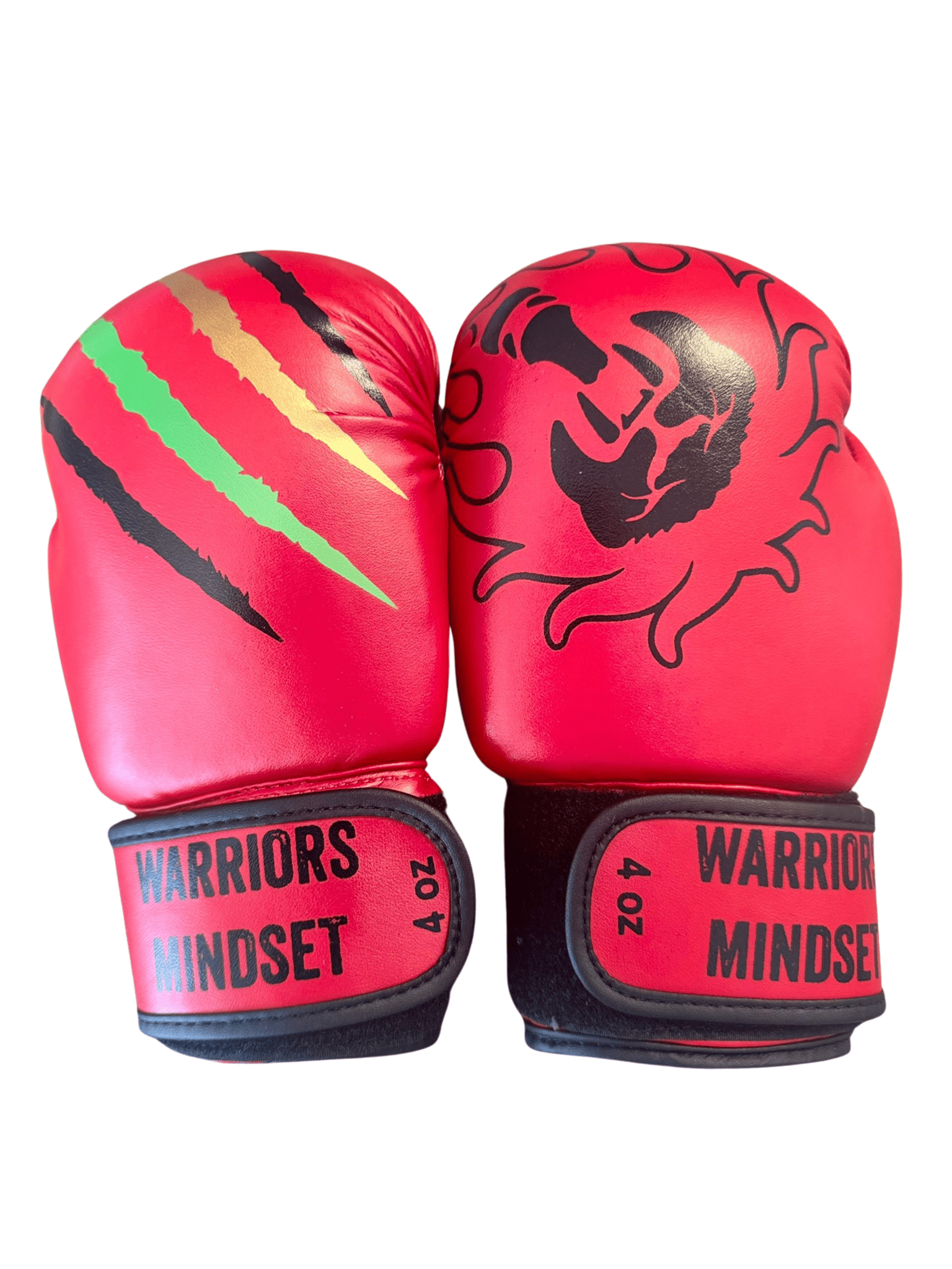 Kids Boxing Gloves (4oz) – Ages 4–6 - warriors mindset