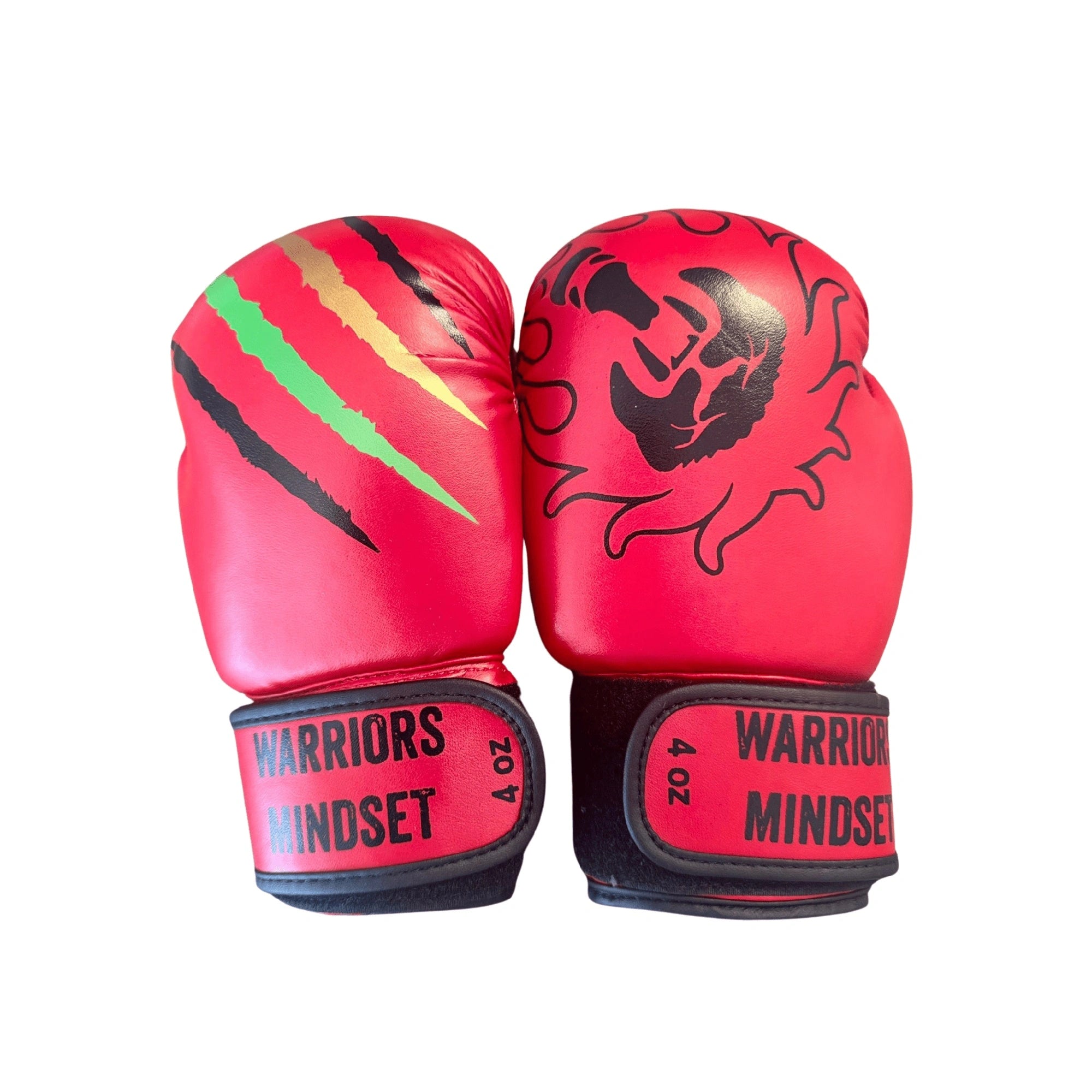 Kids Boxing Gloves (4oz) – Ages 4–6 - warriors mindset