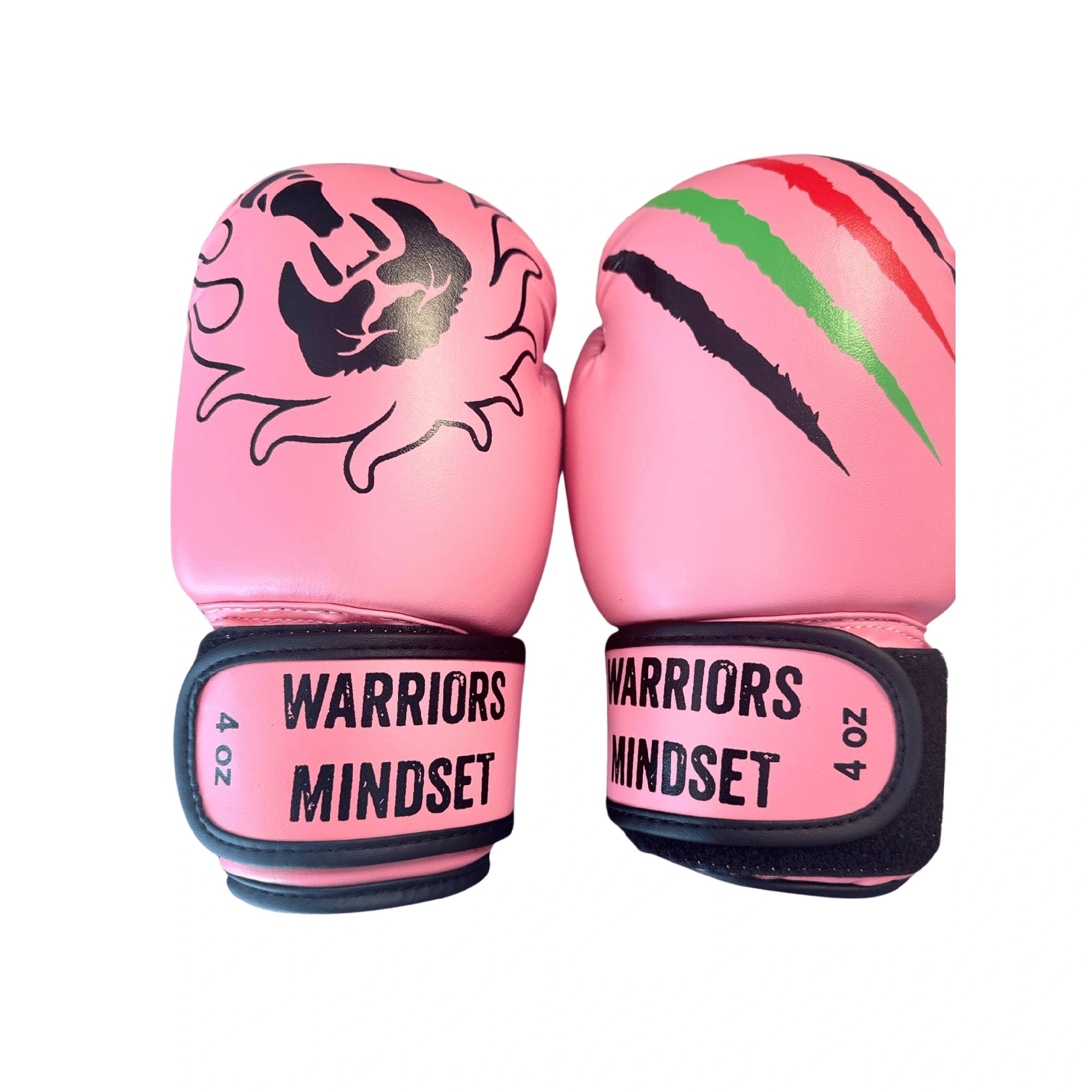 Kids Boxing Gloves (4oz) – Ages 4–6 - warriors mindset