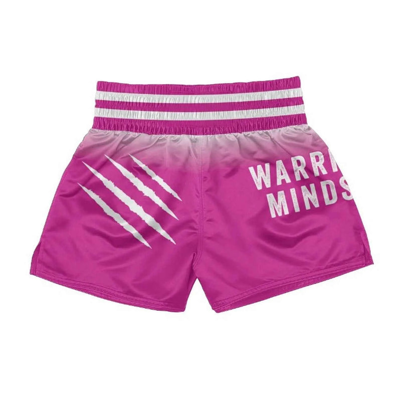 Pink Muay Thai Shorts | Lion Claw Series – Warriors Mindset