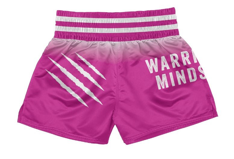 Pink Muay Thai Shorts - warriors mindset