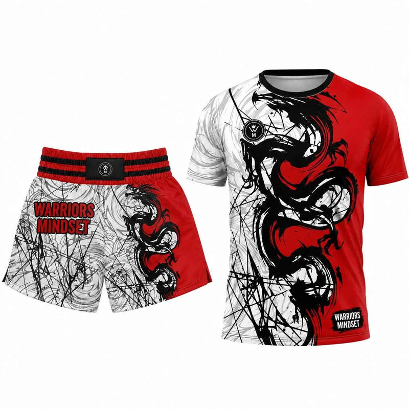 Warriors Mindset Dragon Performance Set - T-Shirt & Shorts