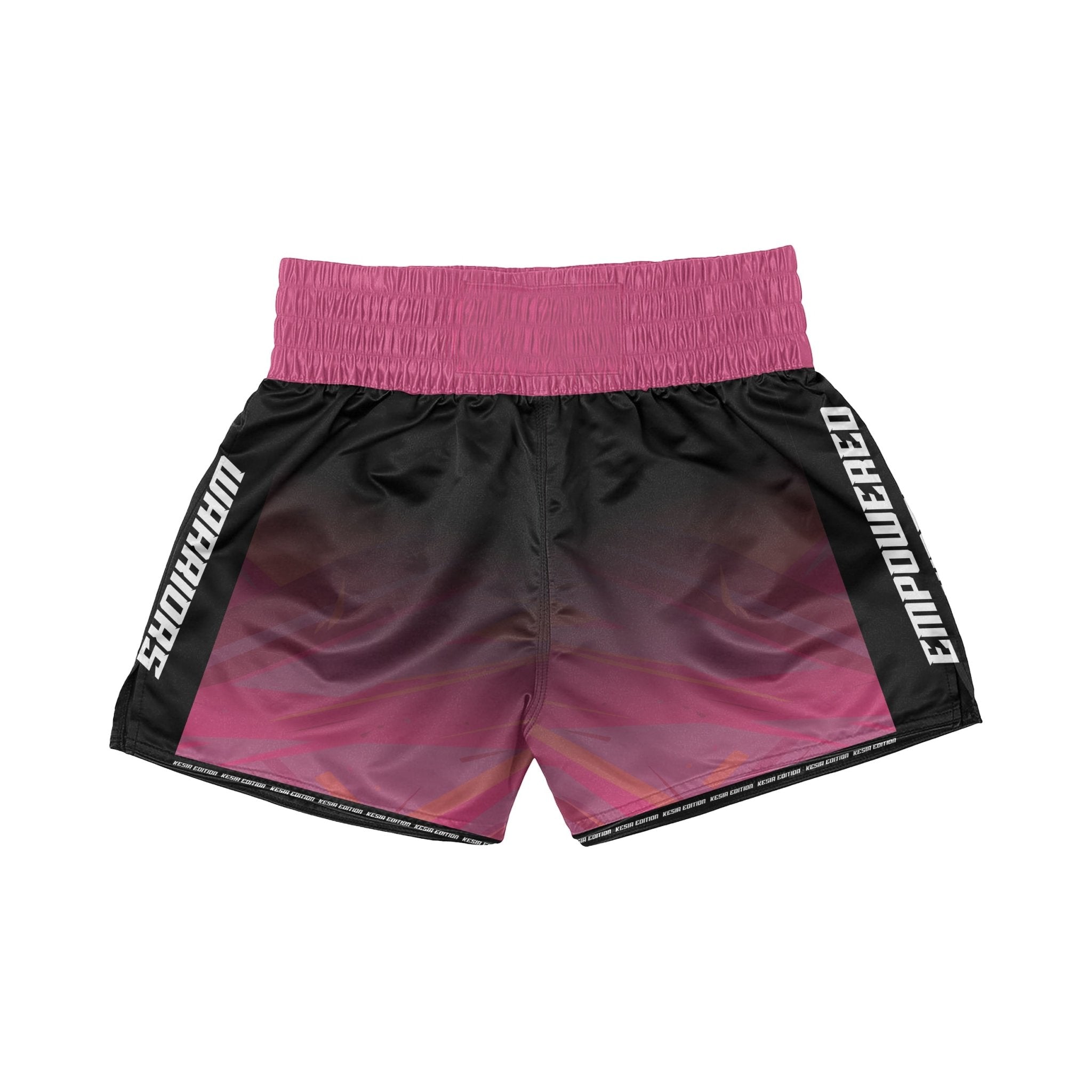 Satin Muay Thai Shorts - warriors mindset