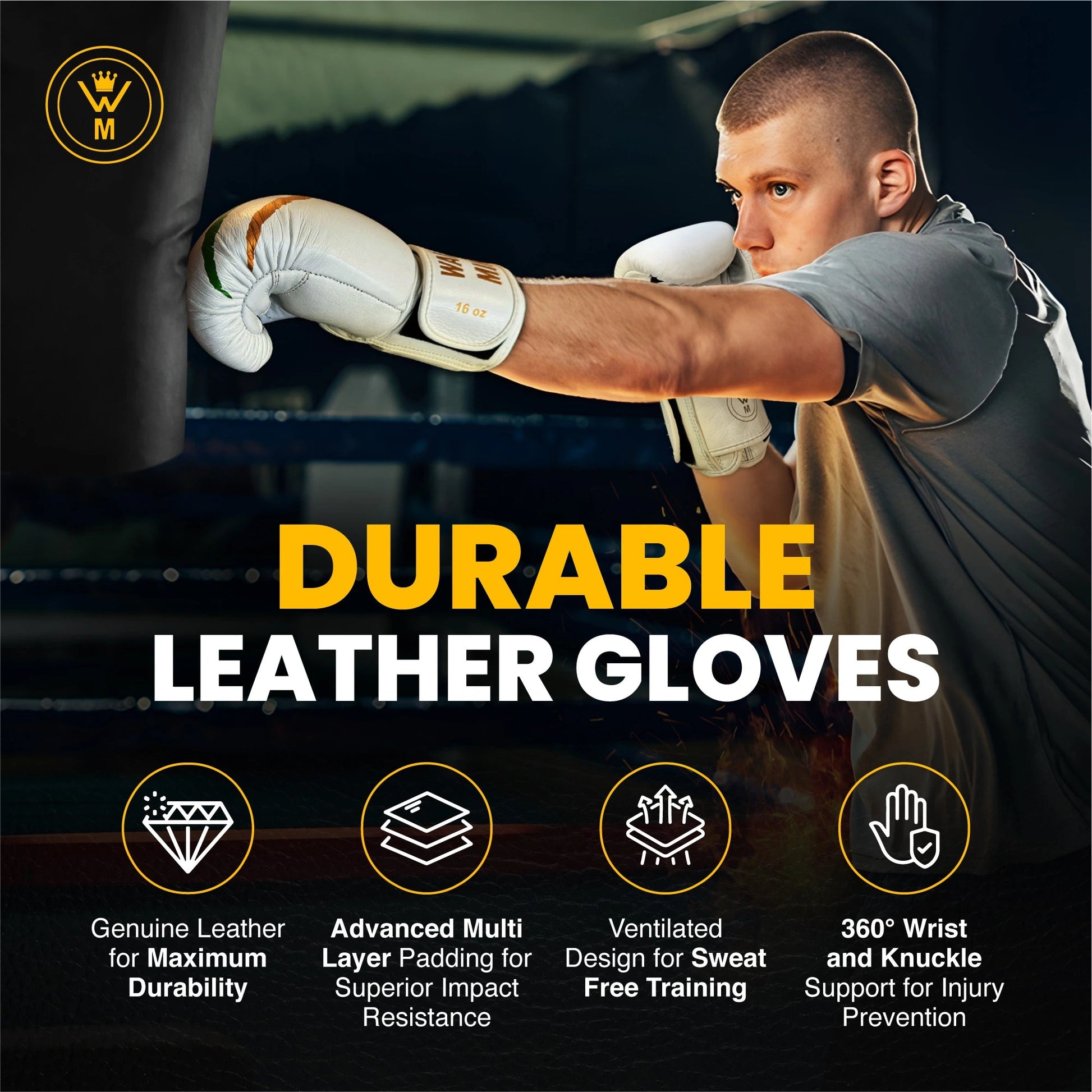 Warrior’s Boxing Gloves – Multi - Layer Protection - warriors mindset