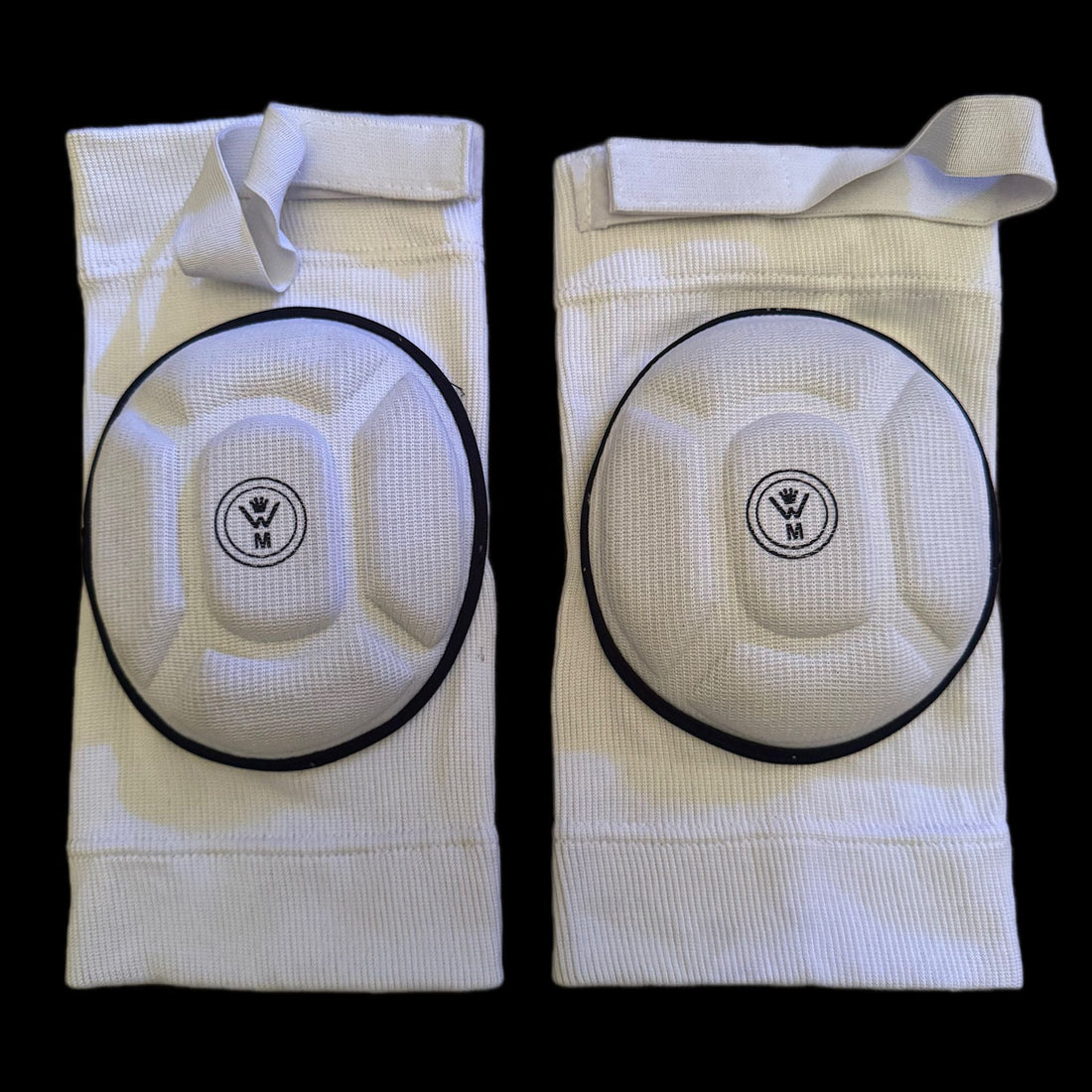 Warriors Mindset Prototype Elbow Pads – Clearance (Black / White) - warriors mindset