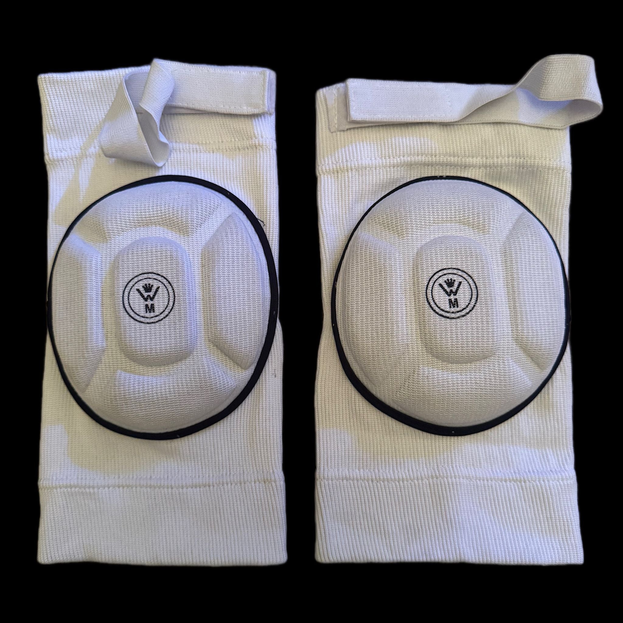 Warriors Mindset Prototype Elbow Pads – Clearance (Black / White) - warriors mindset